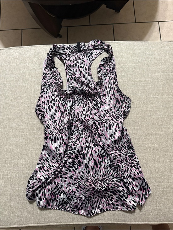 Luna Tiks Tops - Women’s Racerback Tank Top in Pink Leopard Print